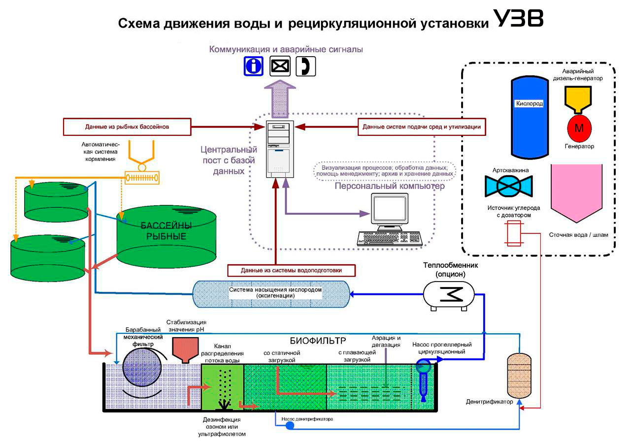 Теория Установок замкнутого водоснабжения (УЗВ) (водоподготовка) -  fishindustry.com.ua